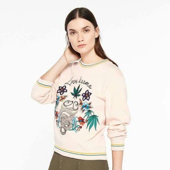 Sandro Love Karma Pull On Sweater - Picture 3 of 6